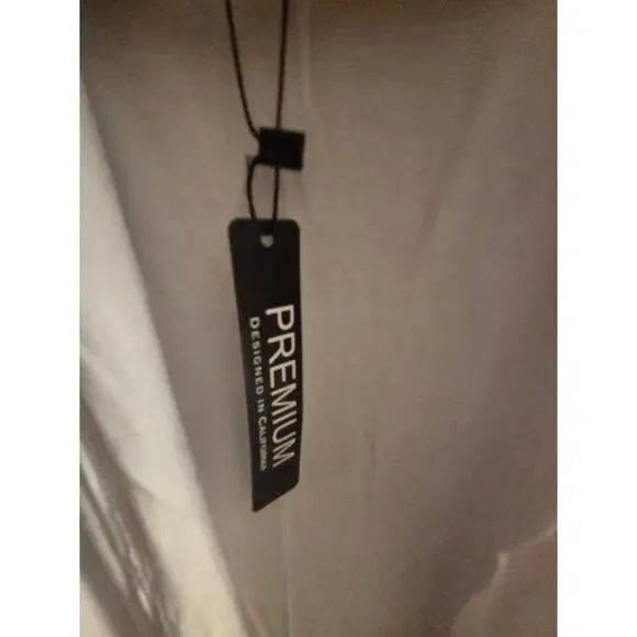 Made by Johnny New with Tags White Open front Long Chunky Knit Cardigan - Picture 3 of 4